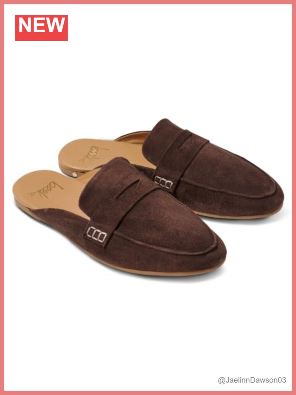 Suede Backless Loafers Slip-On Memory Foam Comfort Women's Shoes